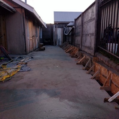 Radieres y muros de contención