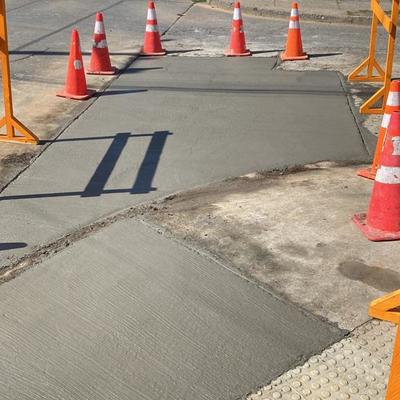 Reposicion de hormigón en calzada