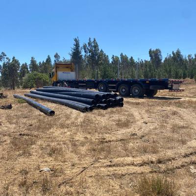 Acopio de material para refuerzo de matriz de agua potable