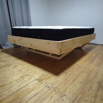 cama estilo flotante