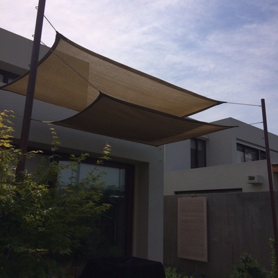 PROYECTO LOS TRAPENSES "Remodelación de fachada, Patio Piscina y Instalación de Toldos"