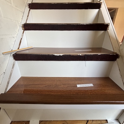 Escalera vitrificada