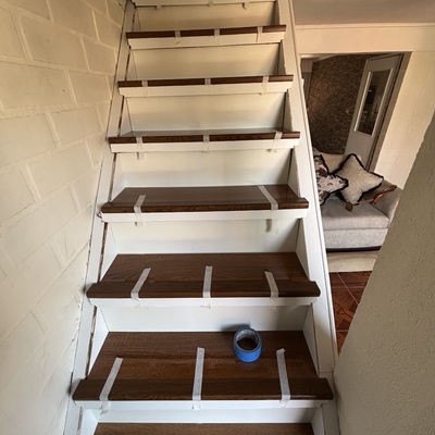 Escalera vitrificada