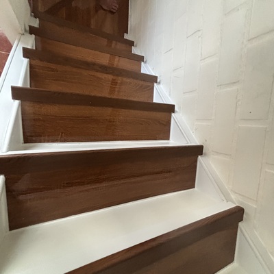 Escalera vitrificada