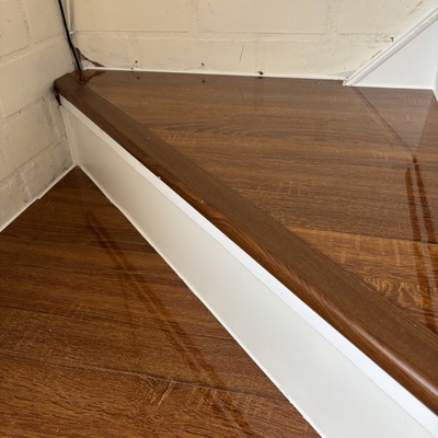 Escalera vitrificada