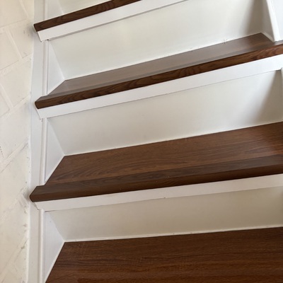 Escalera vitrificada