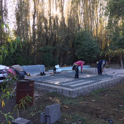 Cimiento casa 74mts2