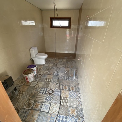 Baño estilo vintage