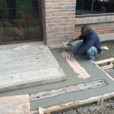 escalera acceso quincho