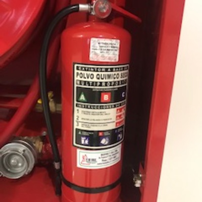 Extintor PQS 10kg 90%