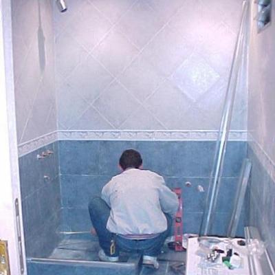 Instalación de cerámica baño