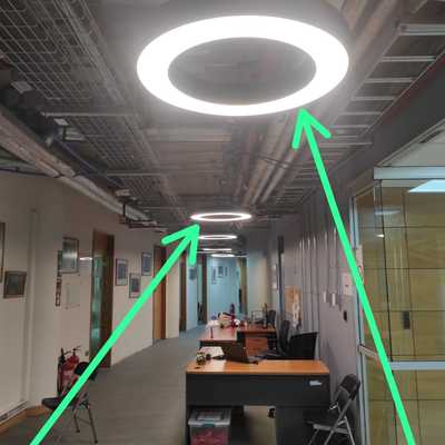 instalación equipos de iluminación