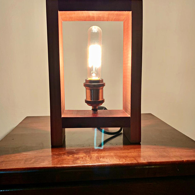 Lámpara velador Edison.