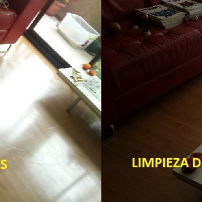 LIMPIEZA DE PISO FLOTANTE Y REMOVER CERA DE PISO FLOTANTE