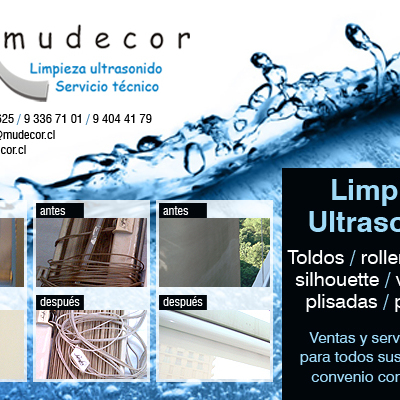 LIMPIEZA ULTRASONIDO DE CORTINAS ROLLER DUETTE TOLDOS 