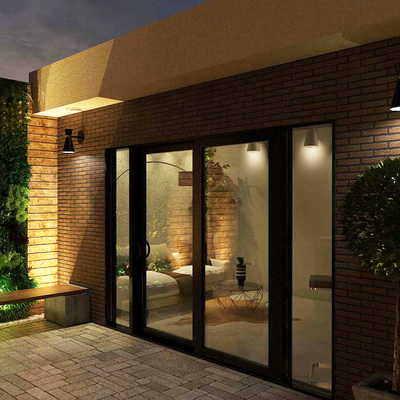 Patio, vista nocturna