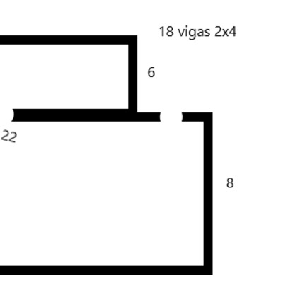 Croquis de una vivienda solicitada por un cliente