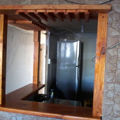 bar de largo de 120 x 120 tipo escuadra