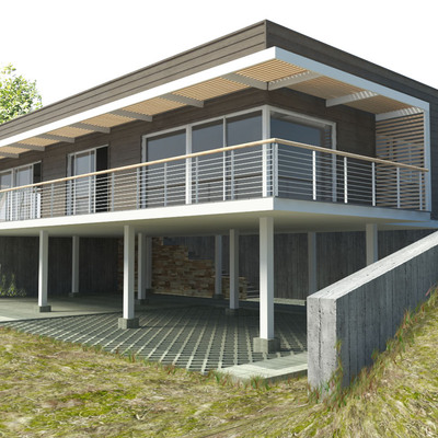 Perspectiva Vivienda en Pirque