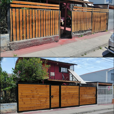 Cambio de Reja más Portón Abatible