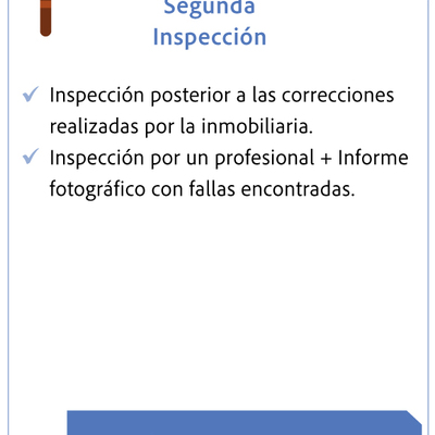 Segunda Inspección de propiedad nueva