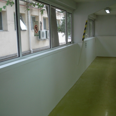 Remodelación de pasillo.