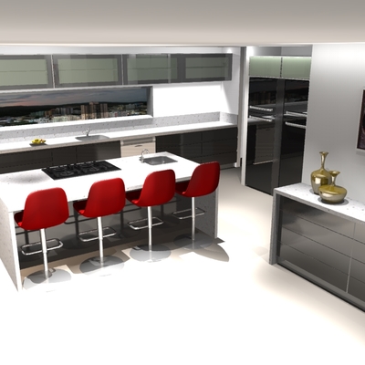 Diseño de cocina para cliente
