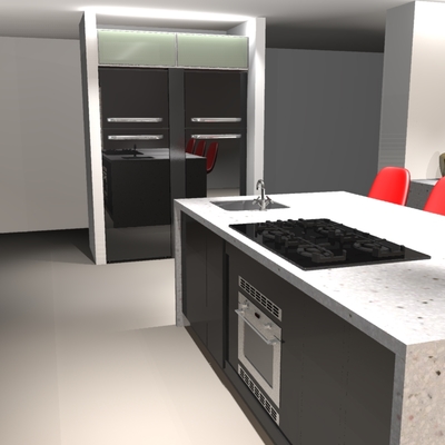Diseño de cocina para cliente