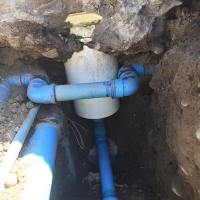 Reparación de fuga piscina