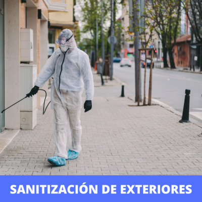 SANITIZACIÓN DE EXTERIORES
