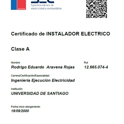 certificado SEC