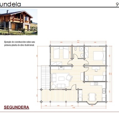 Cabaña 90 m2