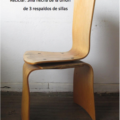 respaldos de silla reciclados