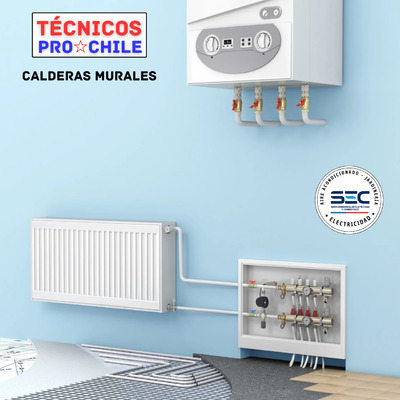 Instalación y mantención de caldera mural y calefacción por radiadores