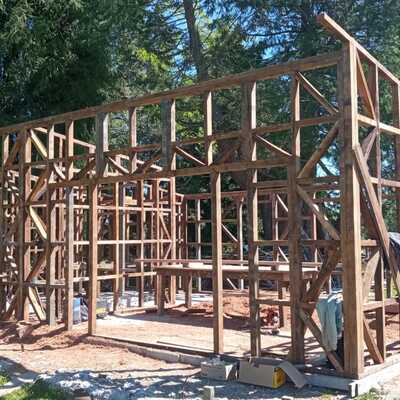 Tabiqueria cabaña de 36m2