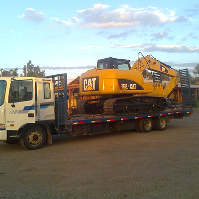Transportes de excavadora