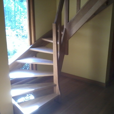 Escalera semi-caracol