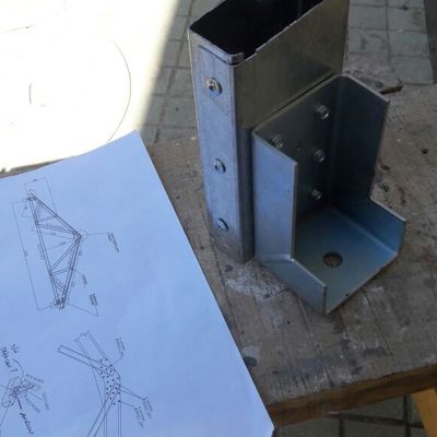 CONSTRUCCION DE CERCHAS EN METALCON Y CUBIERTA 2/5