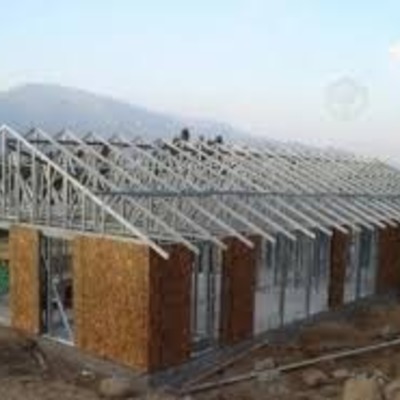 Techo con cercha en A