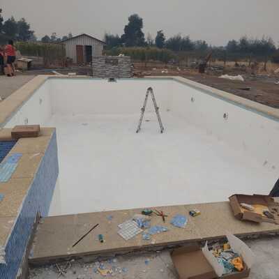 Construcción de piscina