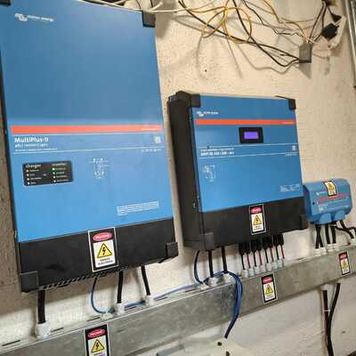 Proyecto 10kw hibrido 20kw baterías La Gonzalina Rancagua