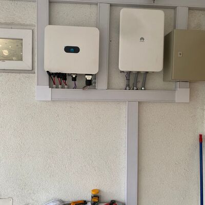 Proyecto 8kw hibrido 10kw baterías San Fernando