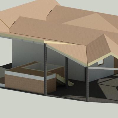 Renovación terraza, Condominio los Maquis, Curacaví.