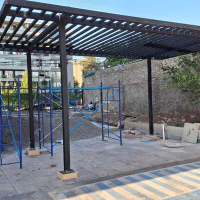 COBERTIZO METALICO PARA QUINCHO EDIFICIO