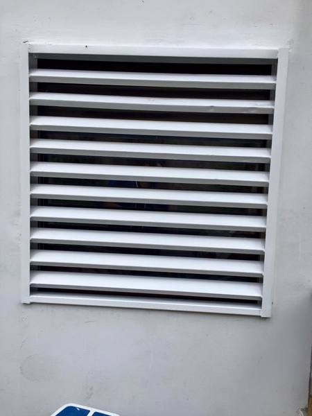 Protección ventana lavadero
