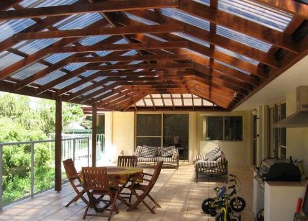 Techo Modernos Cobertizo De Madera - Idea Sala De Estar