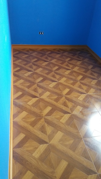 Piso flotante tipo parket