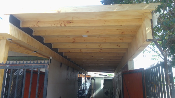 Foto: Cobertizo a una Agua de Construcciones Cordova Spa #369299