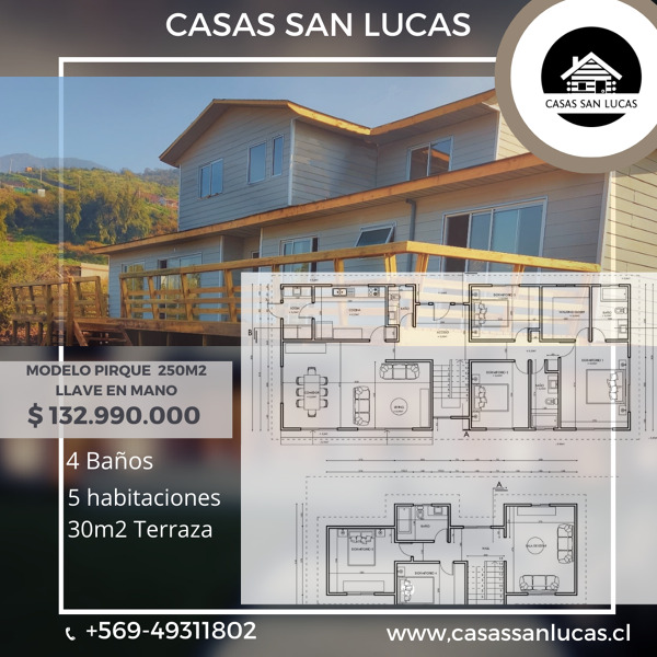 Foto: Modelo Pirque 250m2 de Casas San Lucas #714757 - Habitissimo