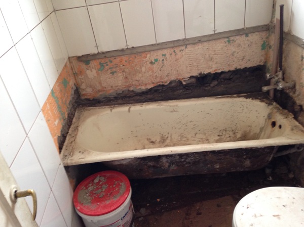 Baño departamento  antiguo